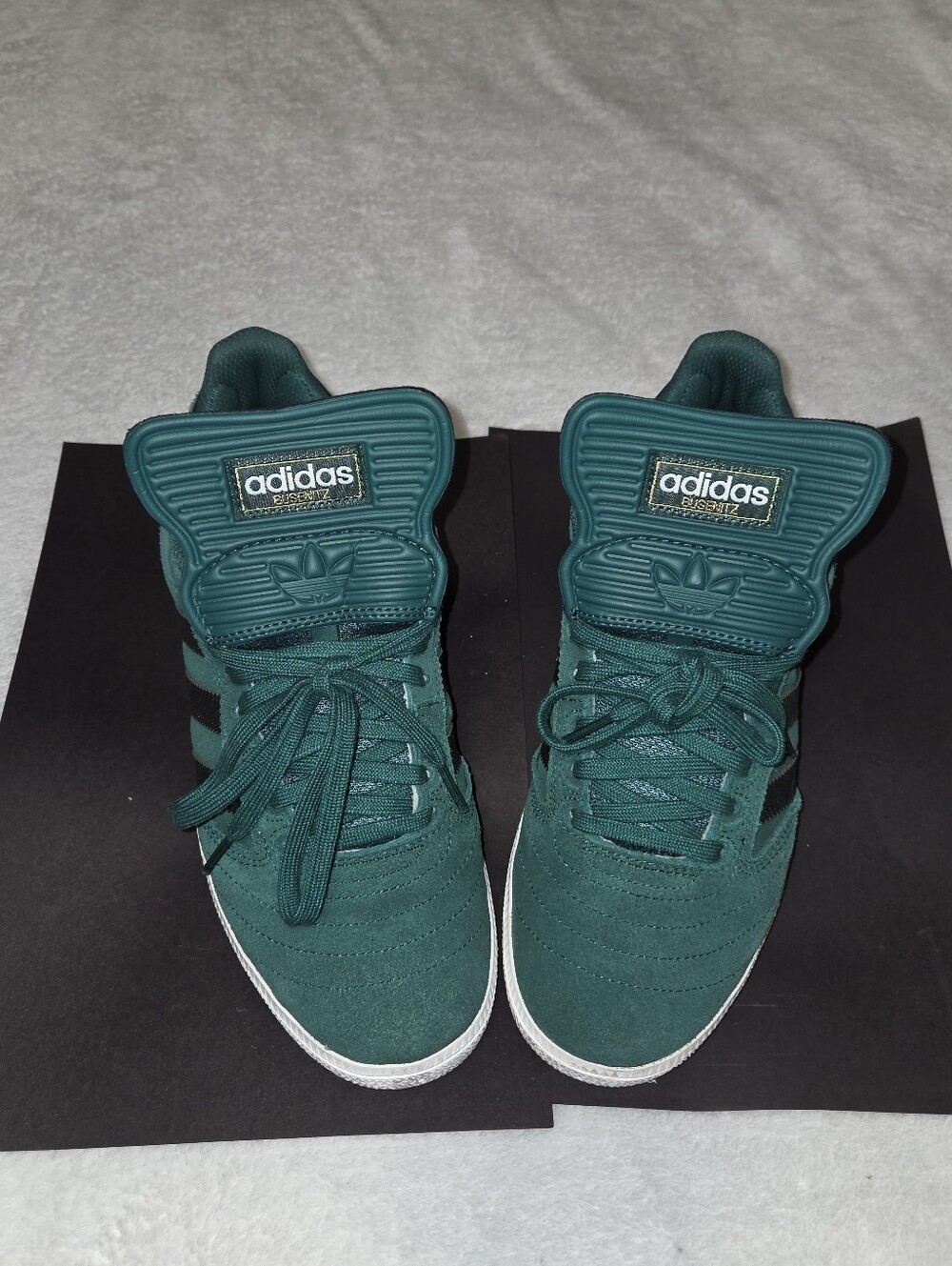 Adidas High-Top Sneakers in Dark Teal
